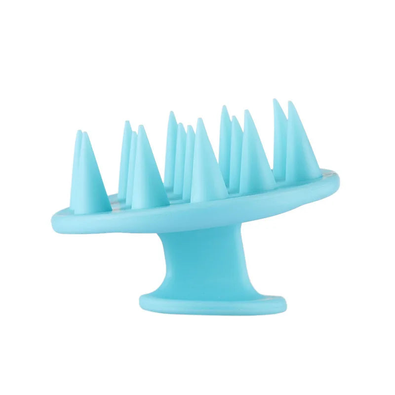 Escova de Massagem para Couro Cabeludo e Corpo – Silicone Macio | Ideal para Banho, Lavagem de Cabelos e SPA Caseiro