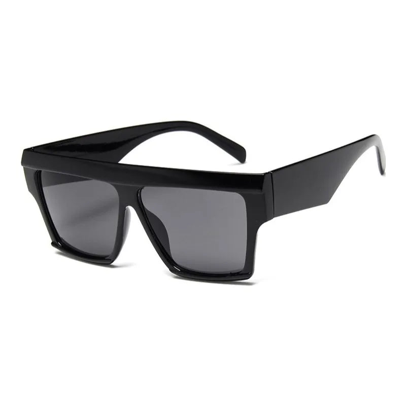 Óculos de Sol Quadrado Oversize MERCELYN – Unissex, Estilo Luxo, Proteção UV40