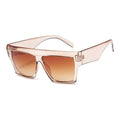 Óculos de Sol Quadrado Oversize MERCELYN – Unissex, Estilo Luxo, Proteção UV40