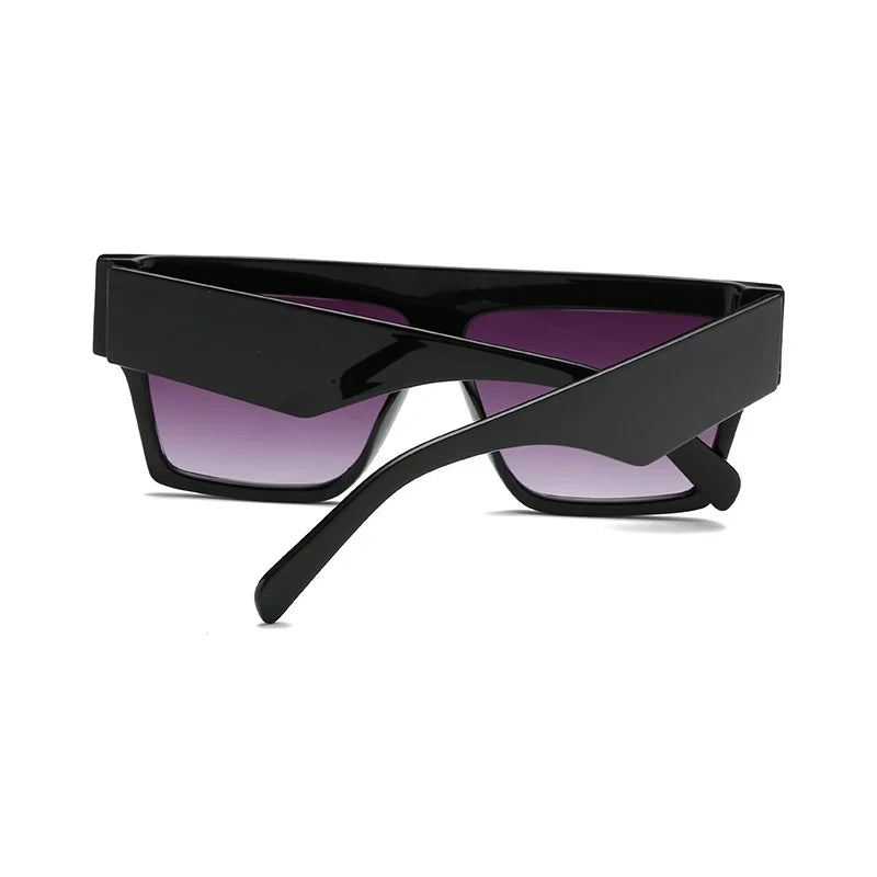 Óculos de Sol Quadrado Oversize MERCELYN – Unissex, Estilo Luxo, Proteção UV40