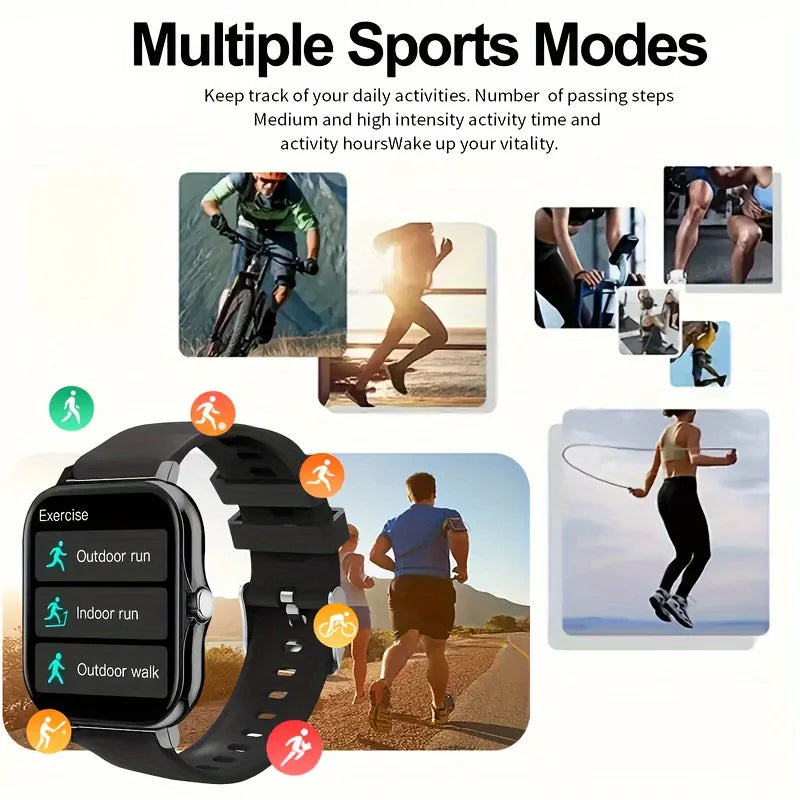 Smartwatch – Atenda Chamadas, Mensagens, Monitoramento Fitness e Sono