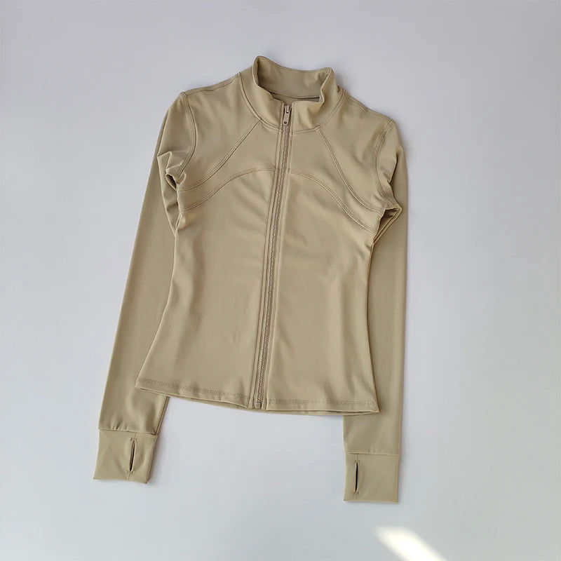 Jaqueta Feminina Esportiva – Gola Alta