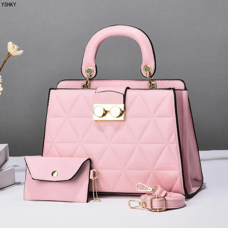 Bolsa de Ombro Quadrada – Estilo Retrô, Alça Única