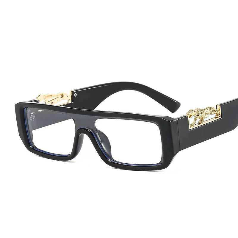 Óculos de Sol Leopardo Unissex – Design Quadrado Moderno MERCELYN