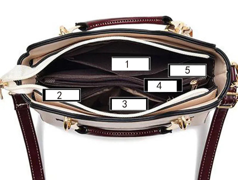Bolsa de Ombro Feminina com Zíper
