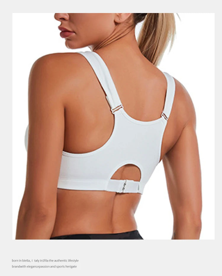 Top Esportivo Feminino com Zíper – Suporte