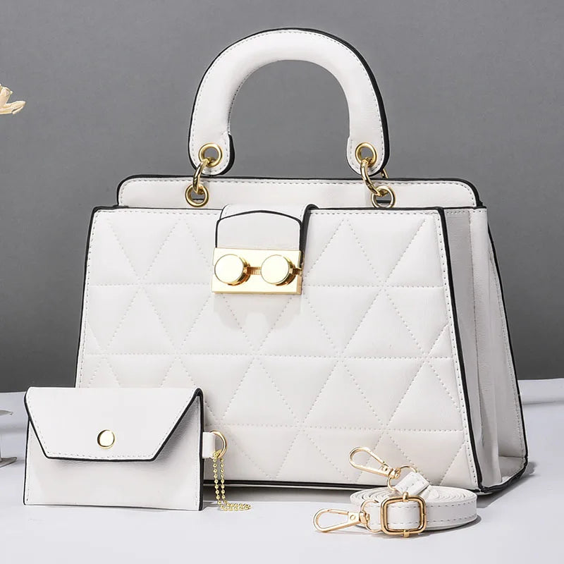 Bolsa de Ombro Quadrada – Estilo Retrô, Alça Única