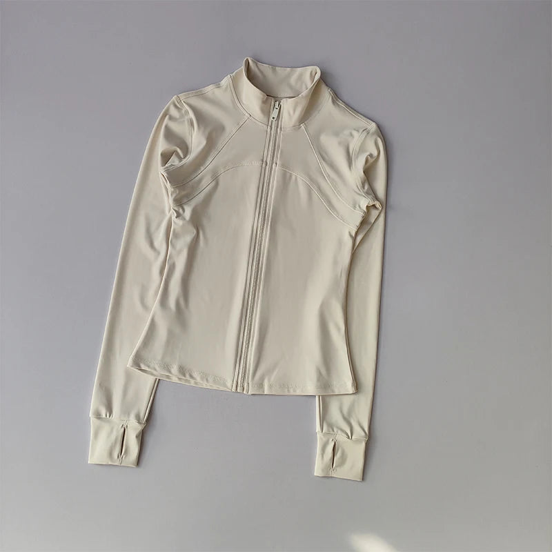 Jaqueta Feminina Esportiva – Gola Alta