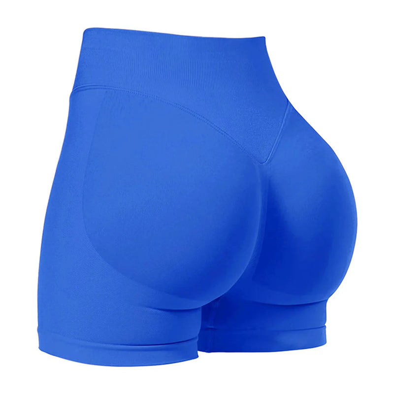 Shorts Esportivos Femininos – Sem Costura, Alta Elasticidade