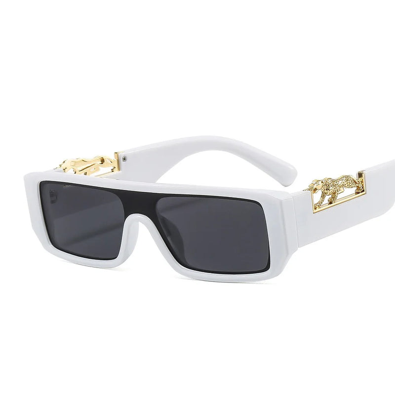 Óculos de Sol Leopardo Unissex – Design Quadrado Moderno MERCELYN