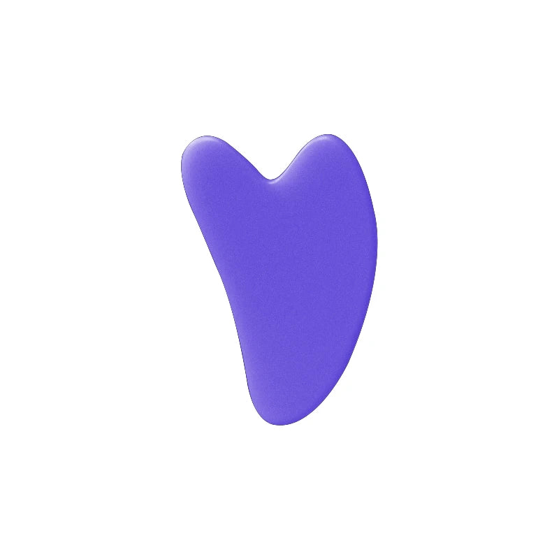 Massageador Facial Roller + Pedra Gua Sha em Quartzo