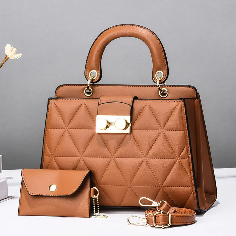 Bolsa de Ombro Quadrada – Estilo Retrô, Alça Única