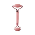 Massageador Facial Roller + Pedra Gua Sha em Quartzo