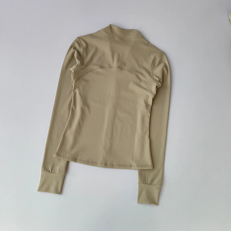 Jaqueta Feminina Esportiva – Gola Alta