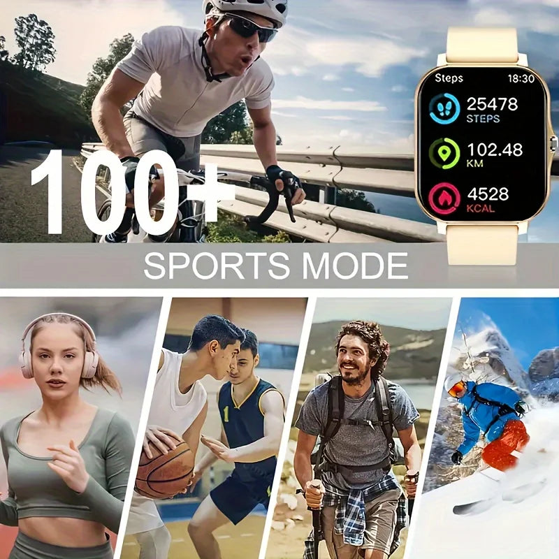 Smartwatch – Atenda Chamadas, Mensagens, Monitoramento Fitness e Sono