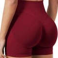 Shorts Esportivos Femininos – Sem Costura, Alta Elasticidade