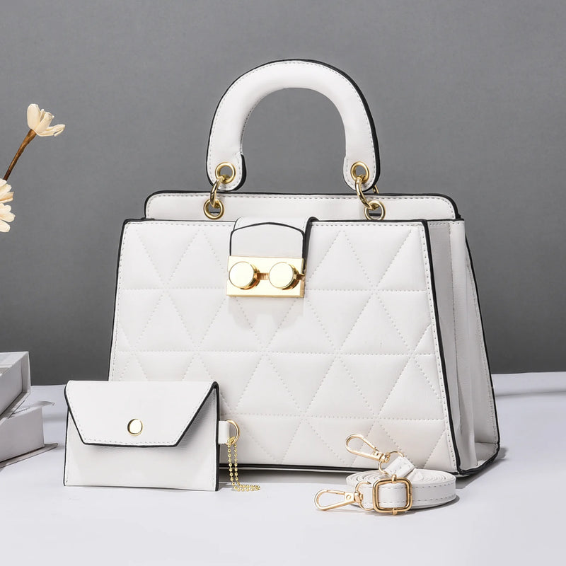 Bolsa de Ombro Quadrada – Estilo Retrô, Alça Única