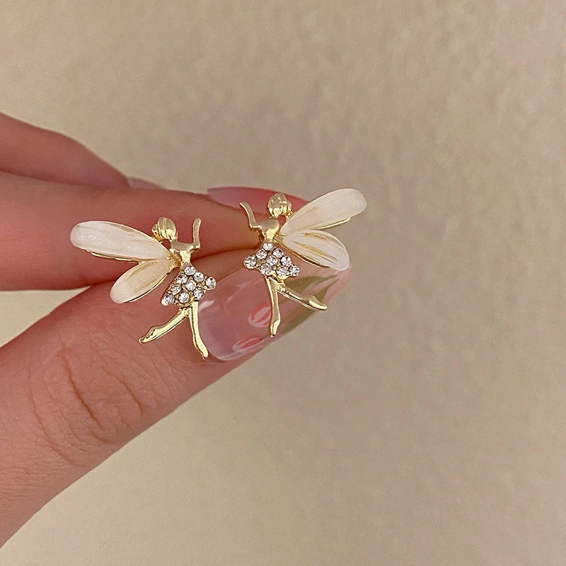 Brincos de Cristal Acrílico Dançarinas  – Estilo e Leveza para Mulheres