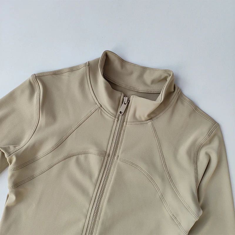 Jaqueta Feminina Esportiva – Gola Alta