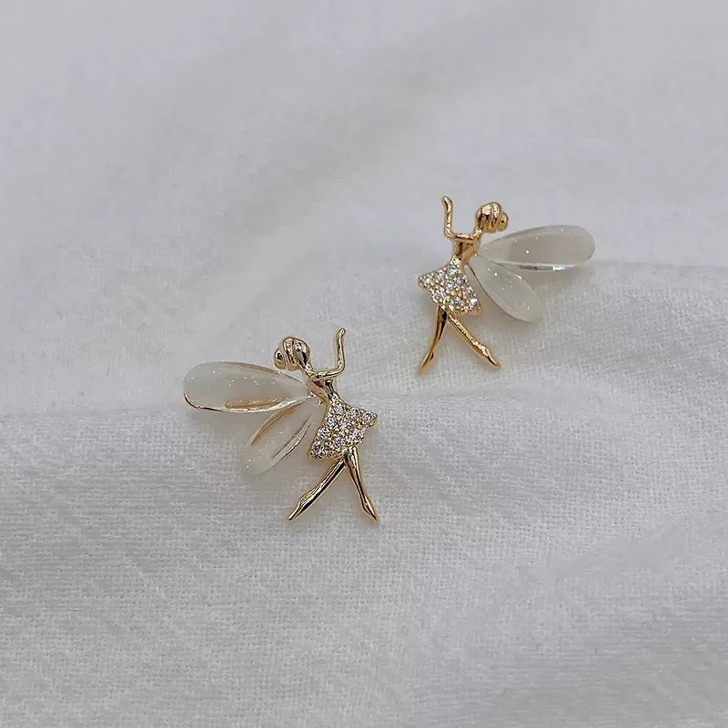 Brincos de Cristal Acrílico Dançarinas  – Estilo e Leveza para Mulheres