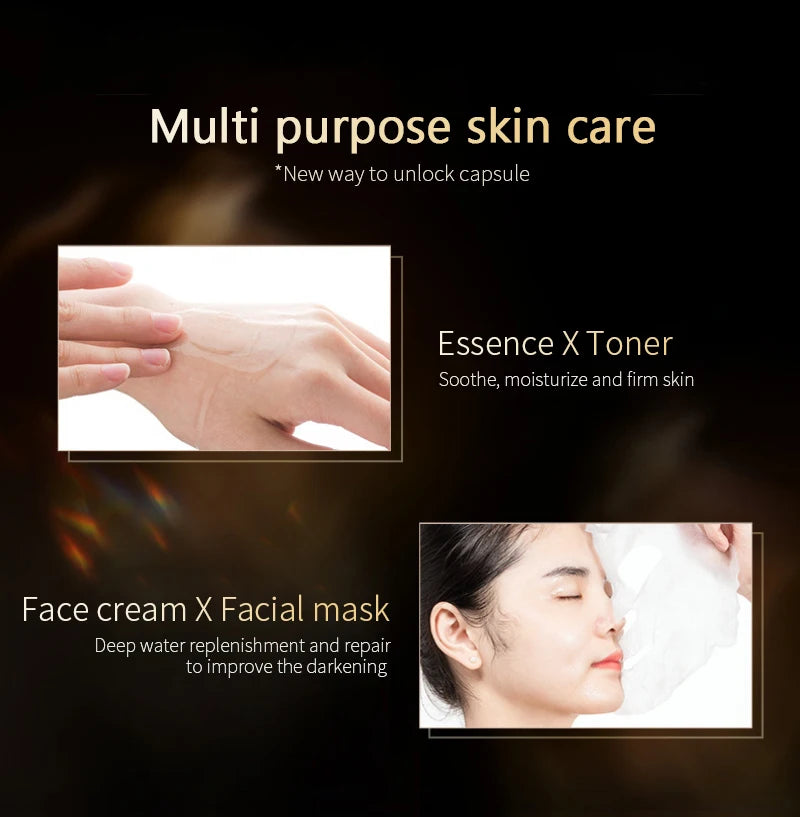 Cápsulas Faciais de Ácido Hialurônico LAIKOU – 20 ou 50 Unidades | Sérum Antirrugas, Clareador, Hidratante, Firmador e Antiacnence Korean Skin Care