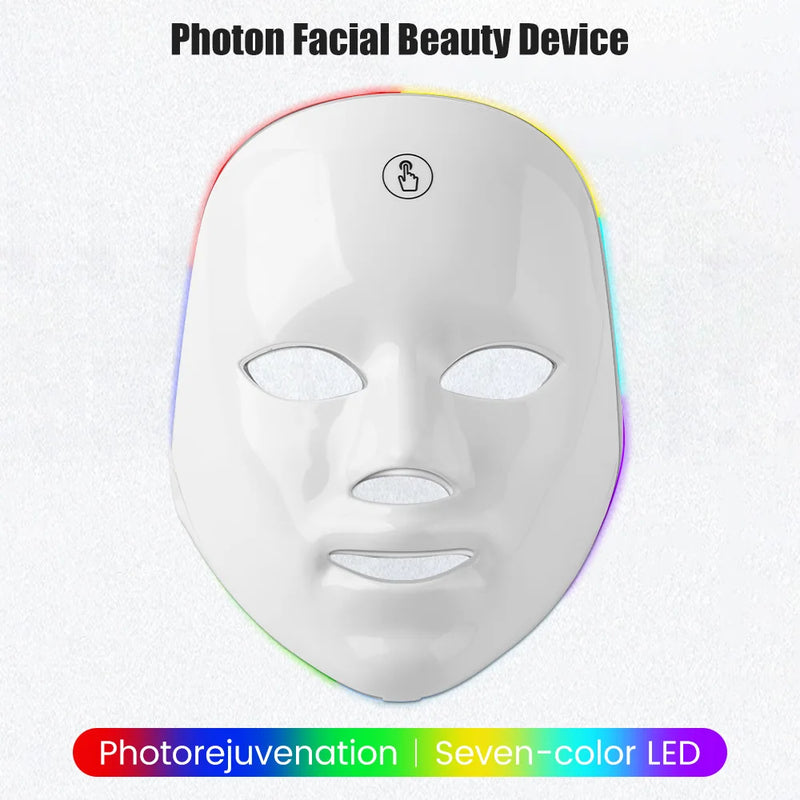 Máscara Facial de LED 7 Cores