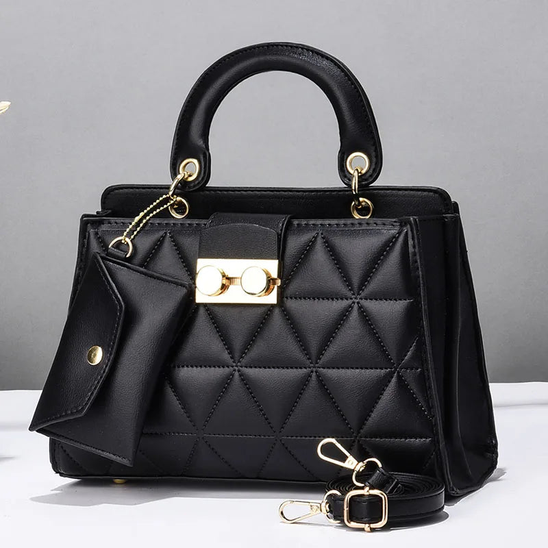Bolsa de Ombro Quadrada – Estilo Retrô, Alça Única