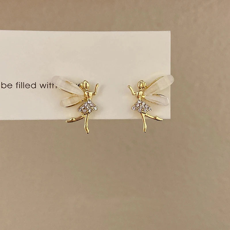 Brincos de Cristal Acrílico Dançarinas  – Estilo e Leveza para Mulheres