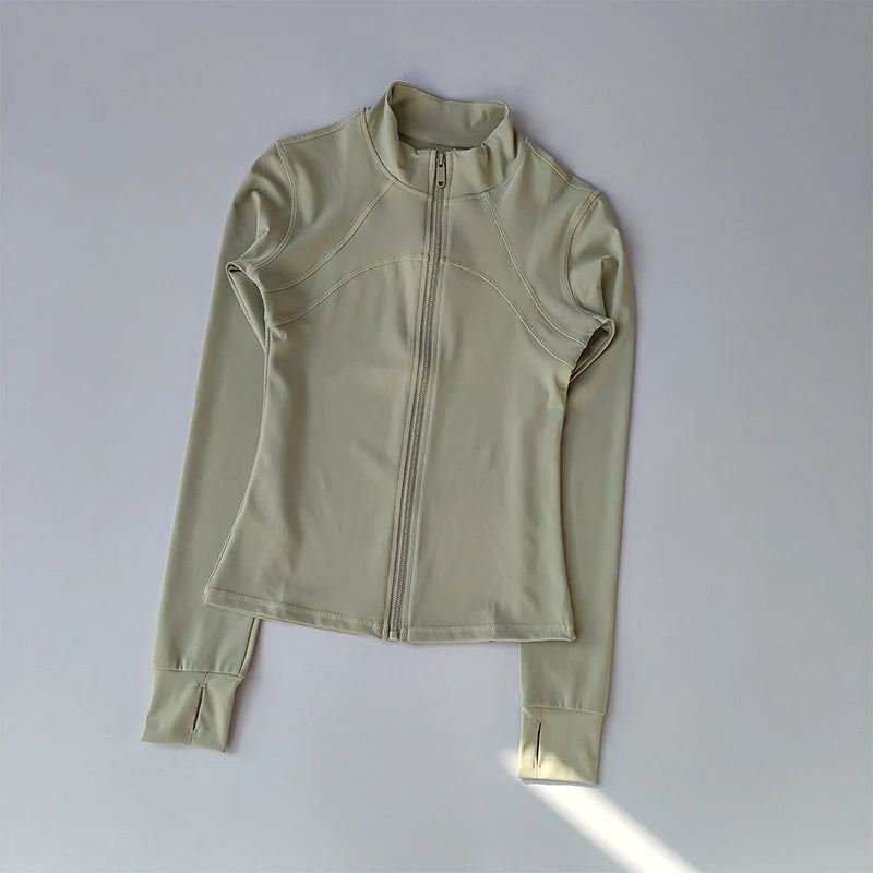 Jaqueta Feminina Esportiva – Gola Alta