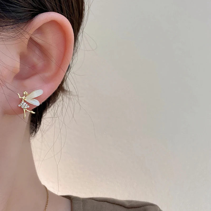 Brincos de Cristal Acrílico Dançarinas  – Estilo e Leveza para Mulheres