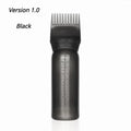 Escova Massageadora de Silicone e Frasco Shampoo/Tintura – 2 em 1 para Cabelos