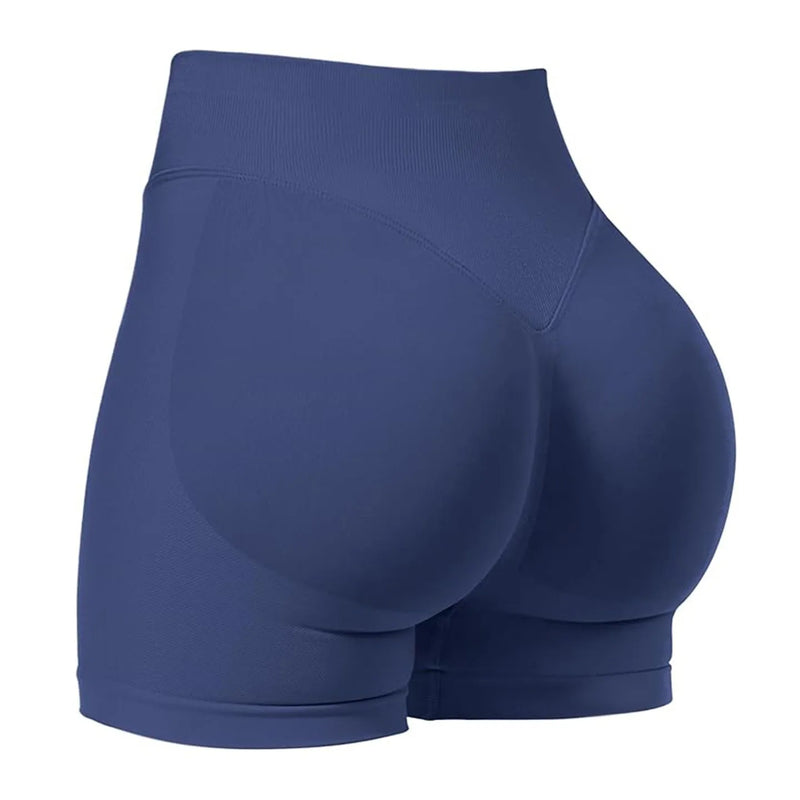 Shorts Esportivos Femininos – Sem Costura, Alta Elasticidade