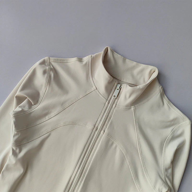 Jaqueta Feminina Esportiva – Gola Alta