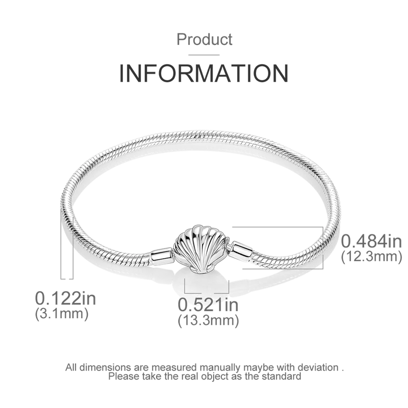 Pulseira para Berloques em Prata Esterlina 925 - Charmhub