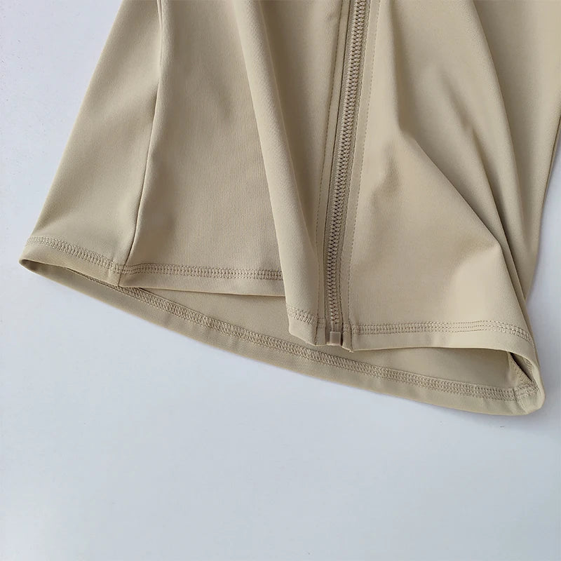 Jaqueta Feminina Esportiva – Gola Alta
