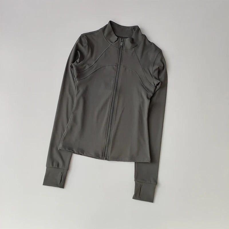 Jaqueta Feminina Esportiva – Gola Alta